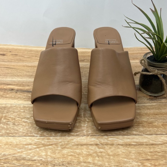 Jeffrey Campbell Caviar Platform Slide Sandal sz 7.5 - Picture 4 of 11